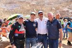 Der Organisator des Red Bull Erzbergrodeos Karl Katoch, Vorstandsvorsitzender Gottfried Neumeister (KTM AG), die österreichische Motorsportlegende Heinz Kinigadner und Landeshauptmann Mario Kunasek (v.l.) © Land Steiermark/Puchinger; bei Quellenangabe honorarfrei